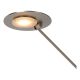 Lucide ANSELMO - Lampe de bureau - LED Dim. - 1x9W 3000K - Chrome Dépoli 