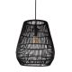 Lucide NERIDA - Suspension Intérieur/Extérieur - Ø 35 cm - 1xE27 - IP44 - Noir 