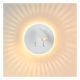 Lucide BENTJER - Lampe de chevet / Applique mural - Ø 14 cm - LED - 3000K - Blanc 