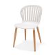 Chaise de jardin plastique blanc AZUR 