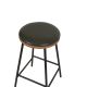 Tabouret snack imitation cuir vert MARCEL 