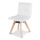 Chaise PU blanc MAE 