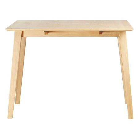 Table repas 60cm avec allonge chêne naturel Mikado 