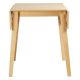 Table repas 60cm avec allonge chêne naturel Mikado 