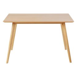 Table repas en chêne naturel 120cm Bloom 