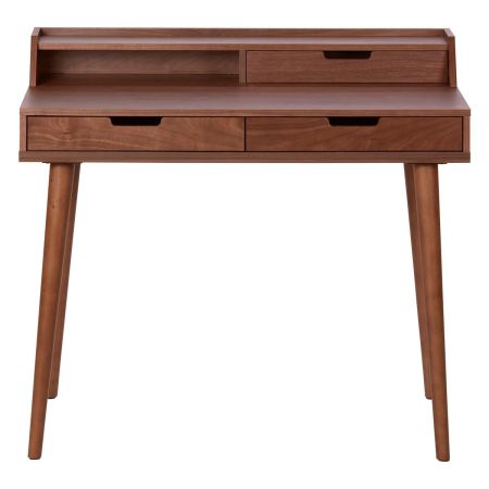 Bureau 100cm placage noyer Grace 