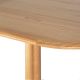 Table repas 160cm avec allonge chêne naturel SIROCCO 