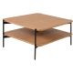 Table basse carré double plateau EASY 