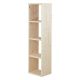 Cube de rangement pin brut 4 niches 