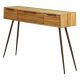 Console teck recyclé 120cm WOODY 