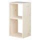 Cube de rangement pin brut 2 niches 