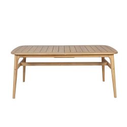 Table repas outdoor en acacia avec allonge de 40 cm 