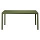 Table de jardin 160cm métal taupe Couleur:Vert foncé Longueur:160 cm