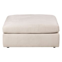 Pouf pour canapé 100cm tissu sable Couleur:Sable Nombre de places assise:2