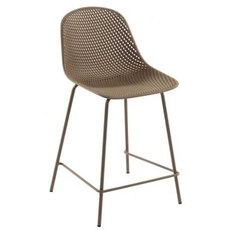 Tabouret de bar WEST hauteur assise 65 cm Beige